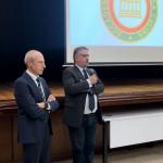 Legato Massimo Acciarini con Addetto agli Affari Culturali IIC Raffaele Pentangelo. 