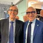 A sinistra SE Amb. Mauro Marsili, a destra il Delegato Claudio Pocci