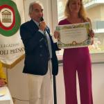 Il Delegato Ricci con la neo Accademica Malavolta