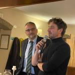 Massimiliano Gurioli del ristorante Gallo col Delegato Dario Vecchione