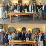 In alto: Accademici di Perugia; in basso: Accademici provenienti da altre Delegazioni