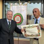 Consegna attestato a Pier Francesco Maria Cenni per i 25 anni di appartenenza