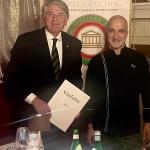 Il Delegato Andrea Negri con lo chef