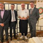 Delegato con il Preside prof. Chilese, Prof. Fanton di cucina e prof. Rasia-Dani Alberghiero