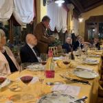 l tavolo degli Accademici mentre il prof.Barbieri illustra il suo libro