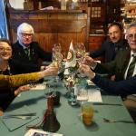 La Delegata De Mattia, la Segretaria Sardonini Hirschstein, il Vice Delegato Dipol,  i Simposiarchi Belli e Sidro, il relatore Alessandro Pizzo