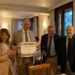 presentazione del nuovo socio Bruno Crocco con la moglie Tiziana