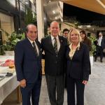 S.A.S. Principe Alberto II di Monaco con Delegato Luciano Garzelli e signora Irene 