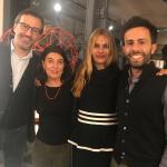 Il Direttore dell'Istituto italiano di cultura di Tel Aviv con la Delegata Cinzia Klein e l'attache dell'ufficio commerciale Ambasciata Francesco Meucci