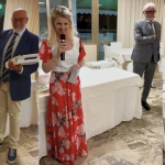 Consegna del materiale associativo ai tre nuovi Accademici