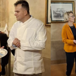 La consegna del piatto allo chef