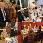 La Delegata Bertotto, il Simposiarca Lozia, Accademici a tavola, l'Accademica Gremmo Zumaglini