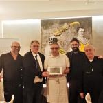 i tre fratelli Barolo con il Delegato Pier Paolo Veroni e l'assessore Dalle Ave i tre fratelli Barolo con il Delegato Pier Paolo Veroni e l'assessore Dalle Ave